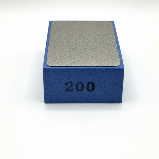 diamant polijst pad tegels medium fijn korrel 200 voor afwerking van snijkanten vdboomtools.nl