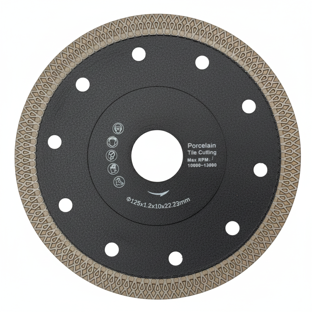 diamantschijf haakseslijper 125mm tegels vdboomtools.nl