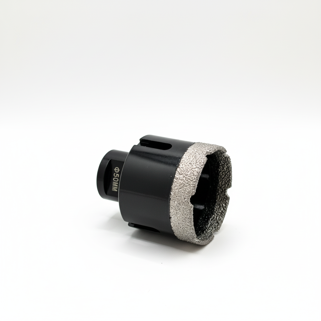 tegelboor diamant 50mm gatenboor m14 haakse slijper vdboomtools.nl