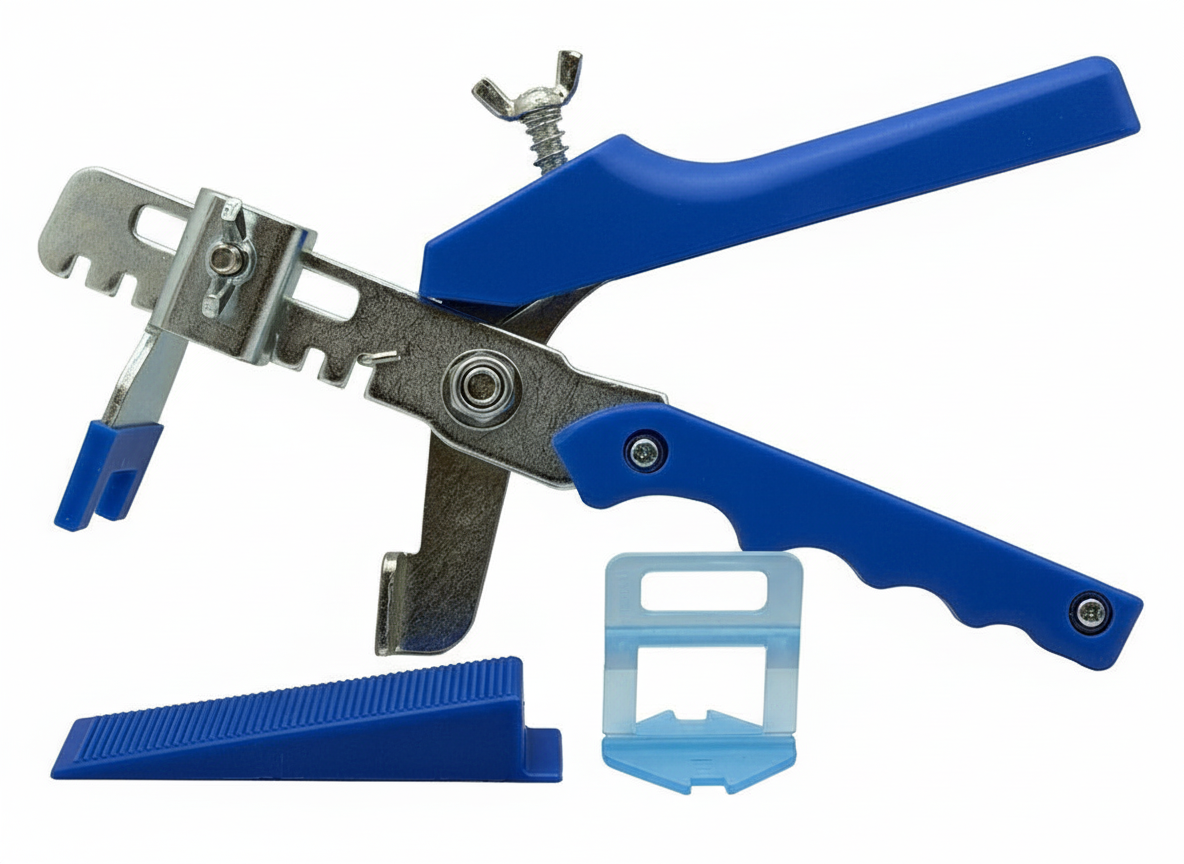 complete starterskit van nevilleer systeem met tegelclips keggen en tang direct aan de slag vdboomtools.nl