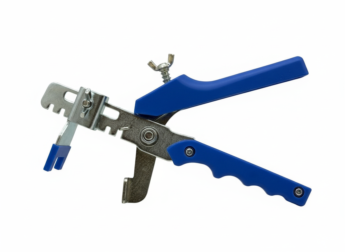 leveling tang voor het aanknijpen van tegelclips en wiggen / keggen vdboomtools.nl