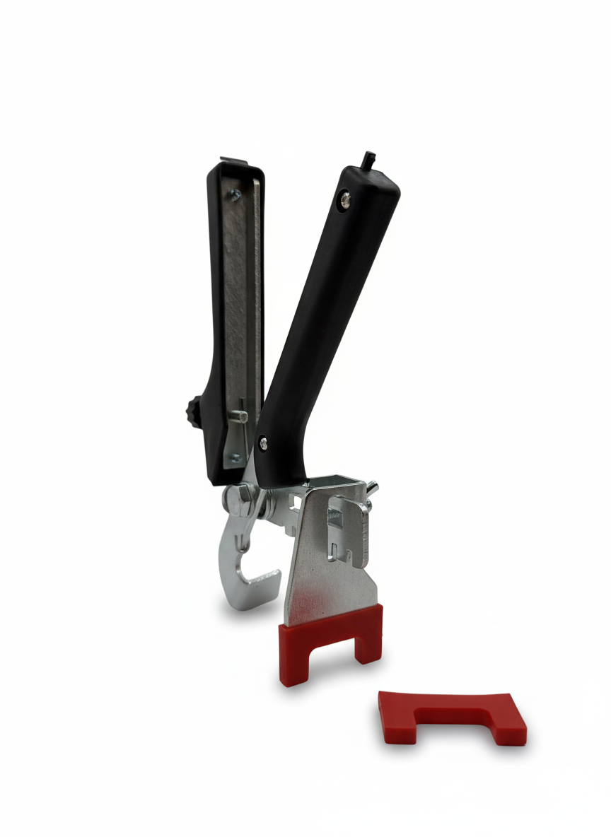 nevilleer tang voor tegelwerk tegen de wand ergonomische houding vdboomtools.nl